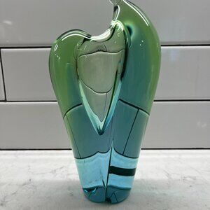 Czech Art Glass Vase